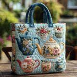 Borsa a Spalla Quilted con Fiori