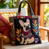 Borsa Tote Chic Pup Patch