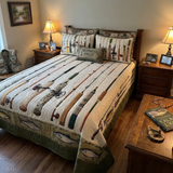 Set di Biancheria da Letto Vintage a 3 Pezzi