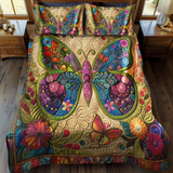 Set di Biancheria da Letto Mandala Farfalle 3 Pezzi