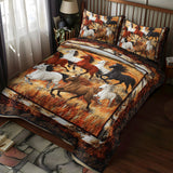Set di Biancheria da Letto 3 Pezzi con Cavallo Nativo Americano