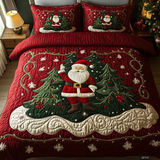 Set di Biancheria da Letto Trapuntato 3 Pezzi Santa Workshop Wonder