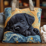 Borsa Tote Snooze Labrador Nero Starlight