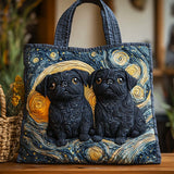 Borsa Tote Pugs Notte Stellata