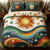 Set di Biancheria da Letto 3 Pezzi Sunburst Garden