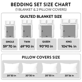 Set di Biancheria da Letto 3 Pezzi Alpine Bliss